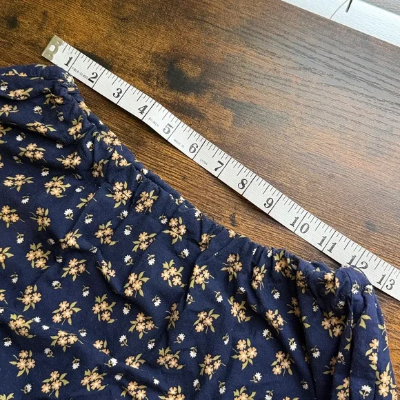 Upcycled Gunne Sax, Jessica’s Gunnies maxi skirt Floral Navy Maxi Skirt twee